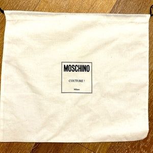 Moschino dust bag